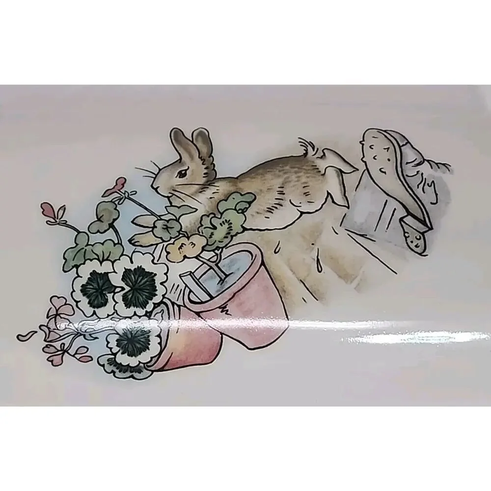 Vintage Wedgwood Peter Rabbit Accessory‎ Case W Lid U147